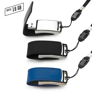 Memoria Mini USB en Imitación Cuero -