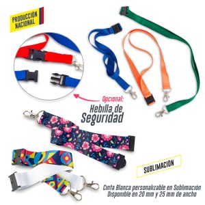 Cinta para Portacarnet - Producción Nacional Sobre Pedido