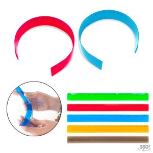 Regla Flexy PVC 30cm - Producción Nacional