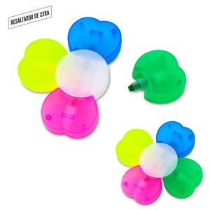 Resaltador Mágico en Cera Flower - 4 colores