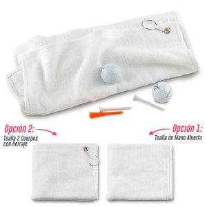 Toalla Golf / Toalla de mano Tundida Acabado fino