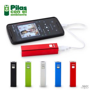 Pila Recargable Power Bank Con Botón 2200mAh