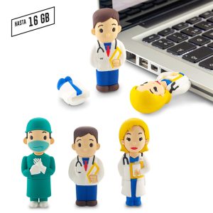 PVC Memoria USB Medic 3D - Ver OF-228-CH