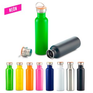 Botilito Metálico Wood  700ml