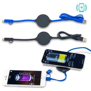Cargador Inalámbrico con Cable Multicargador - OFERTA