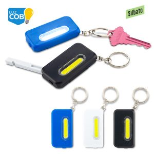 Llavero Linterna COB con Pito - OFERTA
