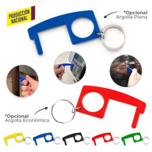 Llavero Plástico Multiusos Anticontacto - Producción Nacional