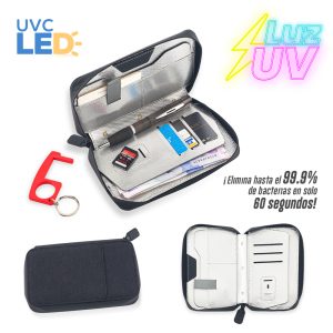Portadocumentos Multiusos con Esterilizador UVC LED - OFERTA -