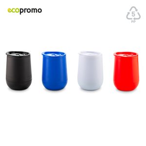 Mug Plástico Doble Pared Eco 350ml NUEVO