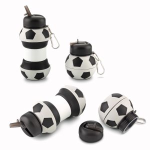 Botilito en Silicona Soccer 550ml NUEVO